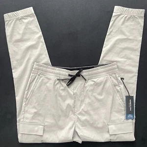 Kenneth Cole Men's Slim Fit Mobility Cargo Jogger Lightweight DWR Grey Size Vary - Picture 1 of 19