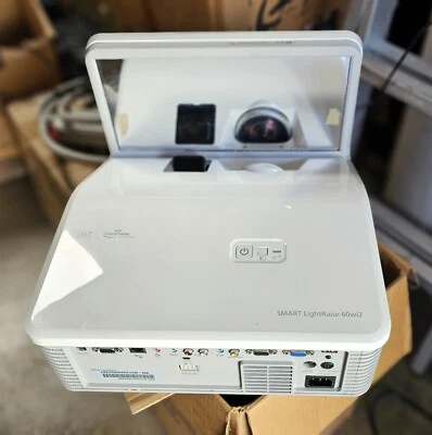 SMART LightRaise SLR60wi2 3000 Lumens WXGA DLP UST Projector 2426 Lamp Hours - Image 1 of 3