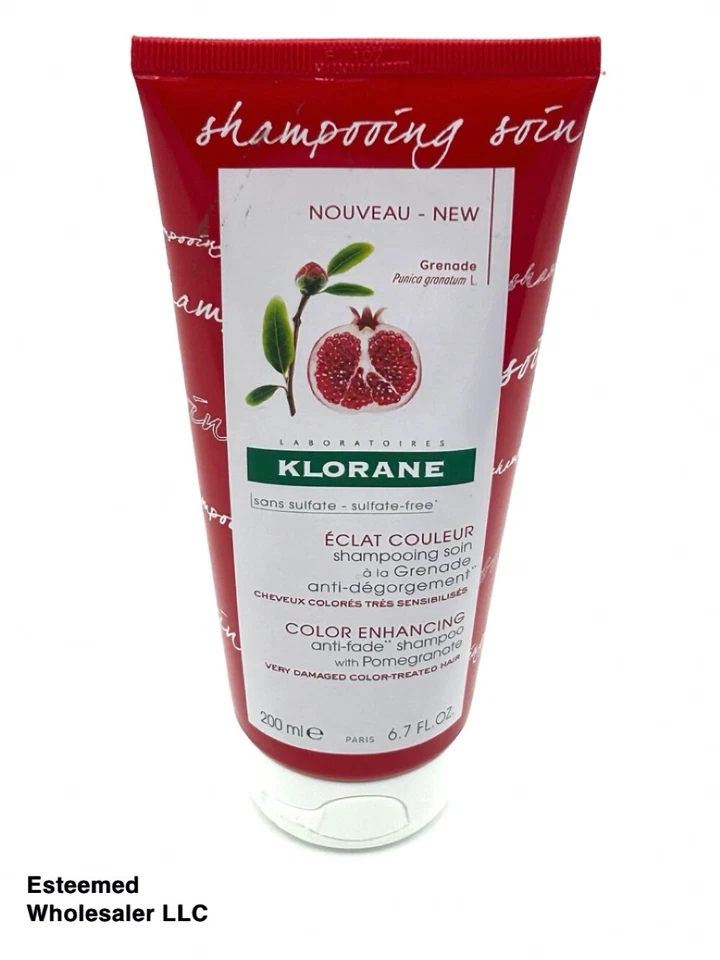 Champú anti-desvanecimiento KLORANE con granada 6,7 oz sin caja Foto 1 de 1