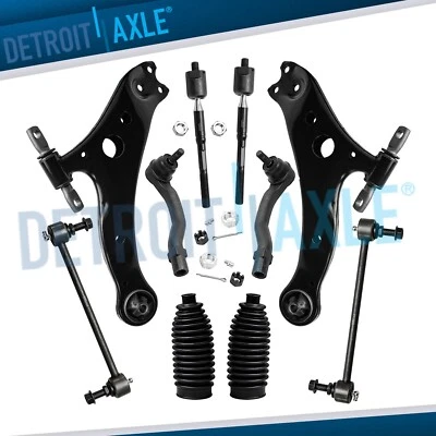 Front Lower Control Arms Sway Bar Links Tie Rods for 2002-03 ES300 Toyota Camry - Image 1 of 4