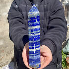 2,6 lb cristal naturel lapis-lazuli obélisque quartz cristal colonne énergie