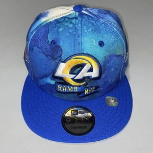 Neu mit Etikett Los Angeles Rams Cap New Era 2022 9FIFTY Snapback Sideline Ink Dye One Size - Bild 1 von 9