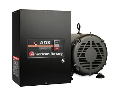 Convertidor de fase rotativo ADX5 5 HP 1 a 3 fases CNC trabajo extremo | American Rotary Foto 1 de 4