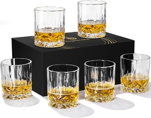 Whiskygläser 6er Set, 11 OZ, altmodische Whiskygläser, Rumgläser - Bild 1 von 6
