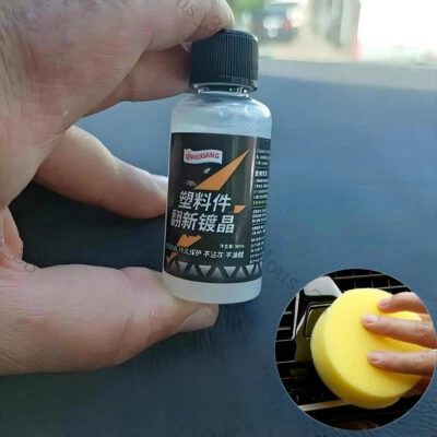 Agente de reacondicionamiento de piezas de plástico para automóvil restaurador de pulido para automóvil accesorios de revestimiento de reparación Foto 1 de 4