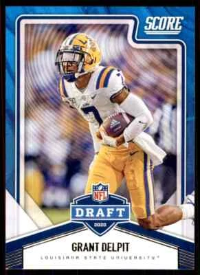 2020 Panini Score NFL Draft Grant Delpit LSU Tigers - Image 1 of 2