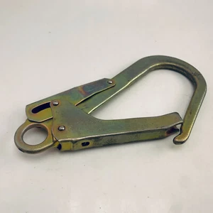 Scaffold hook double locking gate opening 60mm alloy steel 23kN/5170lbs cert. - Picture 1 of 1