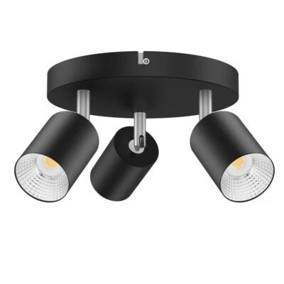 Kit de iluminación de pista LED de 3/4 luces, accesorio de luz de techo de montaje empotrado GU10 Foto 1 de 4