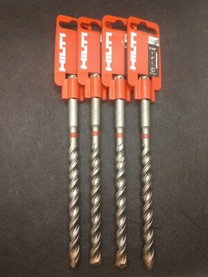 4 EA HILTI TE-C 3/8" x 6" drill bits 385076