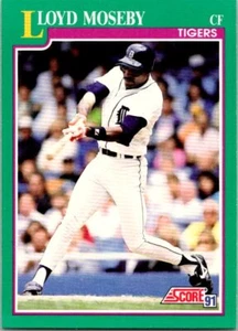 1991 Score #133 Lloyd Moseby - Picture 1 of 1