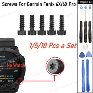 Pour montre intelligente Garmin Fenix 6X Pro/6X jeu vis métalliques pièce de rechange - Photo 1 sur 5