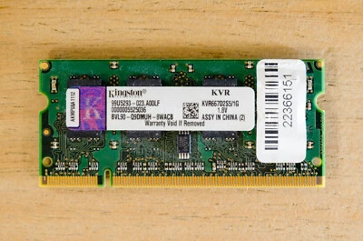 RAM Kingston 1 GB DDR2 - Immagine 1 di 2