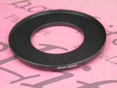 49mm to 82mm Stepping Step Up Filter Ring Adapter 49mm-82mm - Image 1 of 2