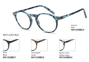 Occhiali da Lettura Graduati Presbiopia Anti Luce Blu -NV1249B- NEWVISION® - Imagen 1 de 6