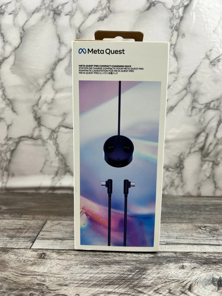 Meta Quest Pro Compact Charging Dock | Black | 899-00439-01 | NEW IN BOX - Image 1 of 4