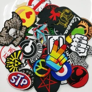 24Pcs Mixed Random iron on Patches for Clothing T-shirt Sweater Thermal Applique - Picture 1 of 24