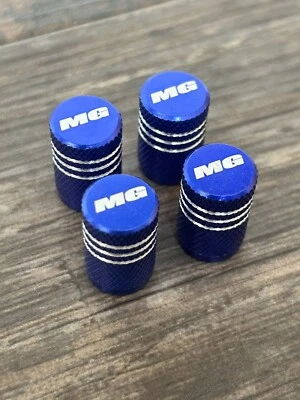 Juego de 4 tapas de válvula azules para MG HS ZS Cyberster MG3 MG4 MG5 EV Foto 1 de 2