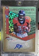 ROYCE FREEMAN RC Turn Of The Century GOLD  Auto No TC-RF #/5 2018 DONRUSS ELITE