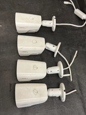LOT OF 4 Q-See QCN7006B 720P HD IP Security Camera White - Tested Functional - Image 1 of 2