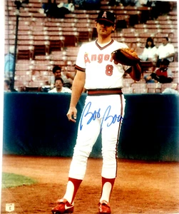 Autograph Bob Boone California Angeles Photo w/COA BB-153 - Picture 1 of 9
