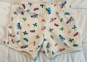 Hanna Andersson Butterfly Shorts Girls Size 130 8 - Picture 1 of 2