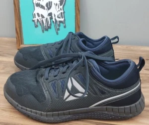 Reebok Womens Black/Dark Grey Work Shoes  Size 9 - Picture 1 of 7