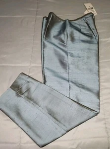 Karen Kane Paper Roses 100% Silk Pants Vintage Size 8 NWT - Picture 1 of 14
