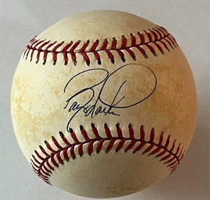 De colección Barry Larkin (Rojos) Firmado Rawlings Liga Nacional de Béisbol-BAS AB96414 - Imagen 1 de 2