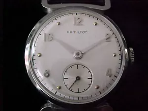 Rare Outstanding Stainless steel 1949 Hamilton Clinton Hard-To-Find - Picture 1 of 17
