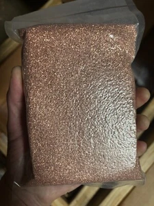 5 lb. 99.9% Pure Copper Shavings Grains Chop Grain Casting Smelting Granulate - Picture 1 of 3