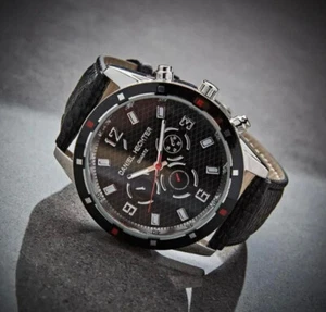 Modische DH - Daniel Hechter Paris Herren Uhr Zeitloses Design Neu & OVP!