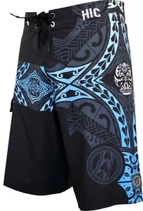 Hawaiian Island Creations (HIC) 21" Kanaha 8 Way Stretch Boardshorts - FREE SHIP - Picture 1 of 6