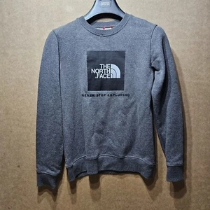 THE NORTH FACE YOUTH ROUND NECK GREY JUMPER SIZE XL PIT-PIT 48CM - Picture 1 of 10