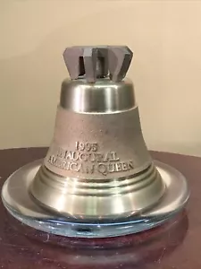 RARE American Queen Riverboat Commemorative Bronze Bell 1995 Maiden Voyage - Picture 1 of 6