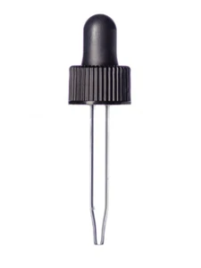 72 Pcs, 20-400 Standard Glass Dropper 7x75mm for 1 oz Boston Round Bottle - Picture 1 of 3