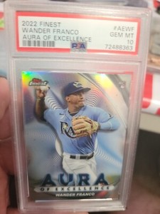 PSA 10 WANDER FRANCO - 2022 Topps Finest Aura of Excellence non auto pop 26