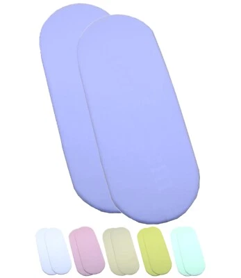 BabyPrem Baby 2 Spannbettlaken Baumwolle 80 x 40 cm für Moses / Stubenwagen Korb