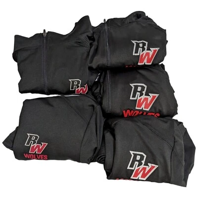 Camisas Fast Times Ridgemont Wolves RW manga larga 1/4 cremallera para mujer medianas (lote 5) Foto 1 de 4