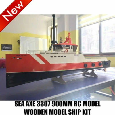 SEA AXE 3307 900mm RC model wooden model ship DIY Model Collection Kit - Image 1 of 4