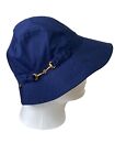 Totes Women Adult One Size Blue Bucket Hat for SPF Protection Buckle Detail
