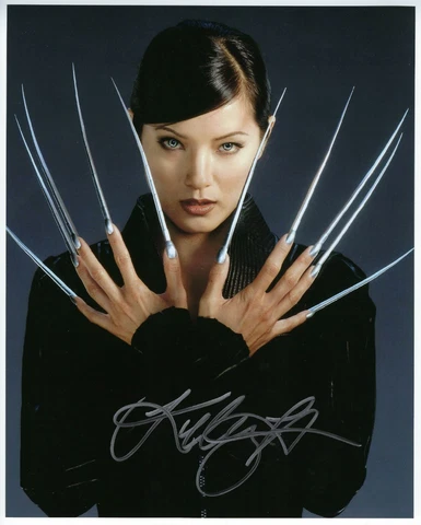 Kelly Hu - X-Men signed photo Cover