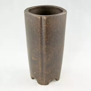 Square Gutonni Zisha Cascade Bonsai Pot Orchid Planter + Mesh 3.25"x 3.25"x 6.5" - Picture 1 of 5
