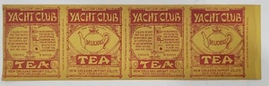 LABEL Yacht Club Tea Can Tin New Orleans Louisiana - Picture 1 of 2