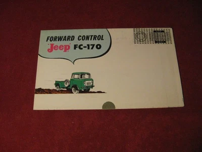 1957 Jeep Willys FC-170 Sales Brochure Booklet Catalog Old Original - Image 1 of 4