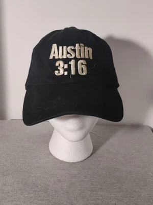 Винтажная бейсболка/кепка WWF Wrestling 1998 Titan AUSTIN 3:16 РЕДКАЯ *Б/У* - Изображение 1 из 4