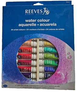 Reeves Watercolour Aquarelle Acuarela set of 24 (10ml Tubes) BRAND NEW SEALED - Picture 1 of 1