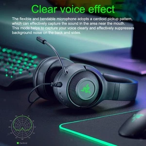 USB Gaming Headset Stereo Surround Headphone Mic For PC Laptop - Picture 1 of 7