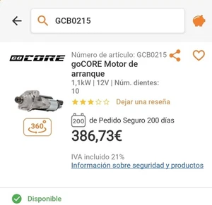 Motor de Arranque Volkswagen Seat Audi Skoda - Imagen 1 de 14