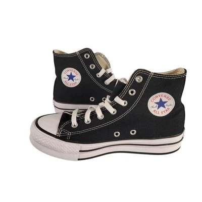 Zapatillas deportivas de moda para niñas Converse Chuck Taylor All Star Lift talla 4 negras Foto 1 de 4