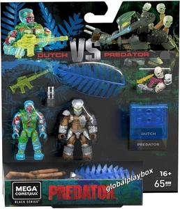 Mega Construx Black Series Predator VS Dutch GPJ49 65pcs Building Figure Set - Picture 1 of 3